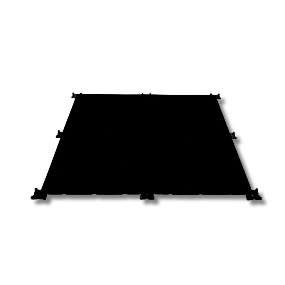 20mm Onyx EPDM Rubber Gym Tiles-Sprung Gym Flooring