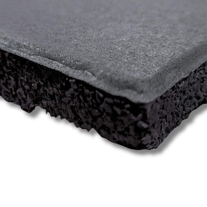 20mm Onyx EPDM Rubber Gym Tiles-Sprung Gym Flooring