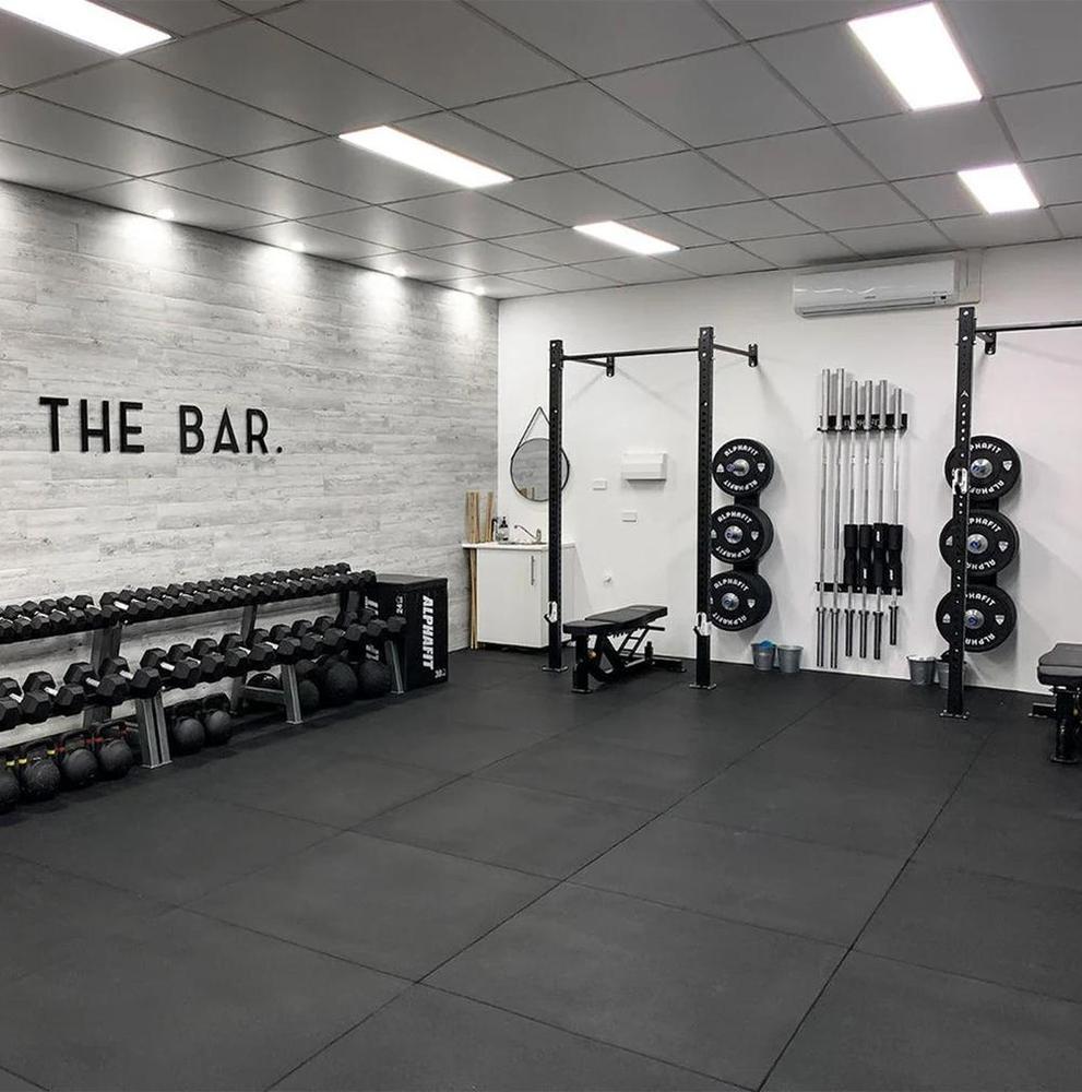20mm PRO Rubber Gym Flooring Tiles – Smooth Top Surface - UK's Top Rated-Sprung Gym Flooring