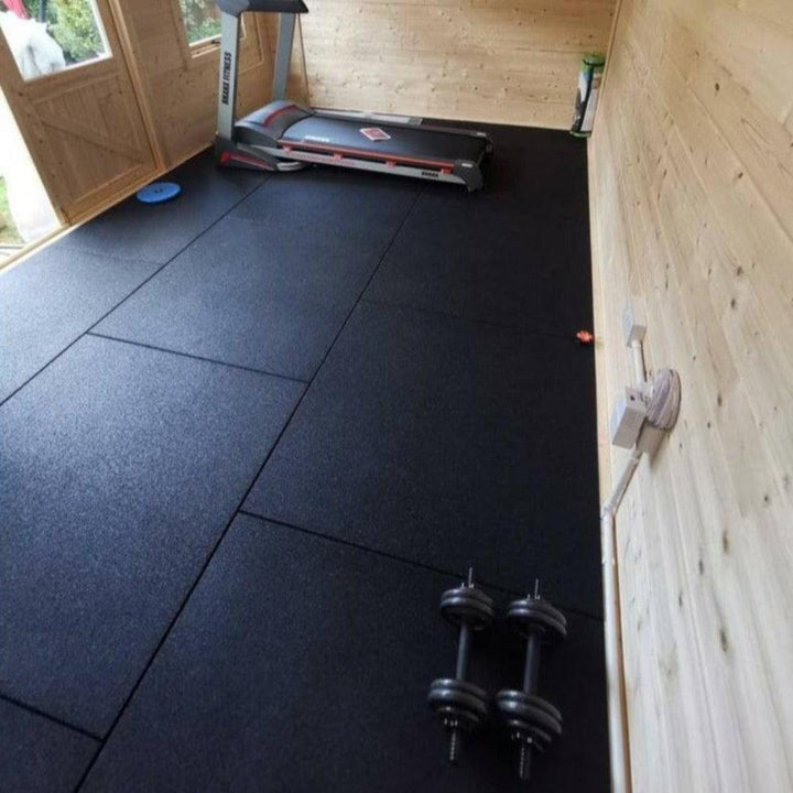 30mm Sprung PRO Gym Floor Tile - Rubber Heavy Duty Gym Flooring-Sprung Gym Flooring
