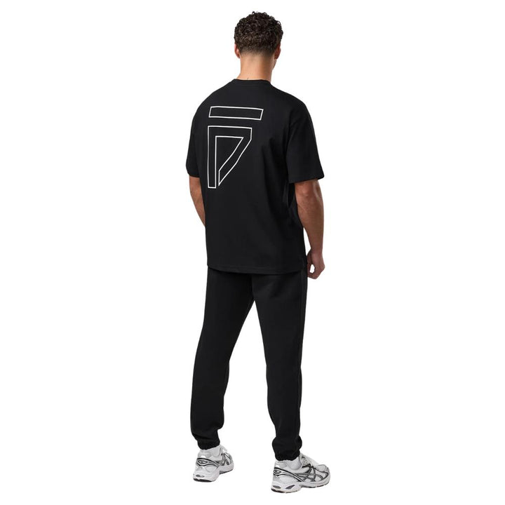 Gym King Fight Division Outline Tee - Black