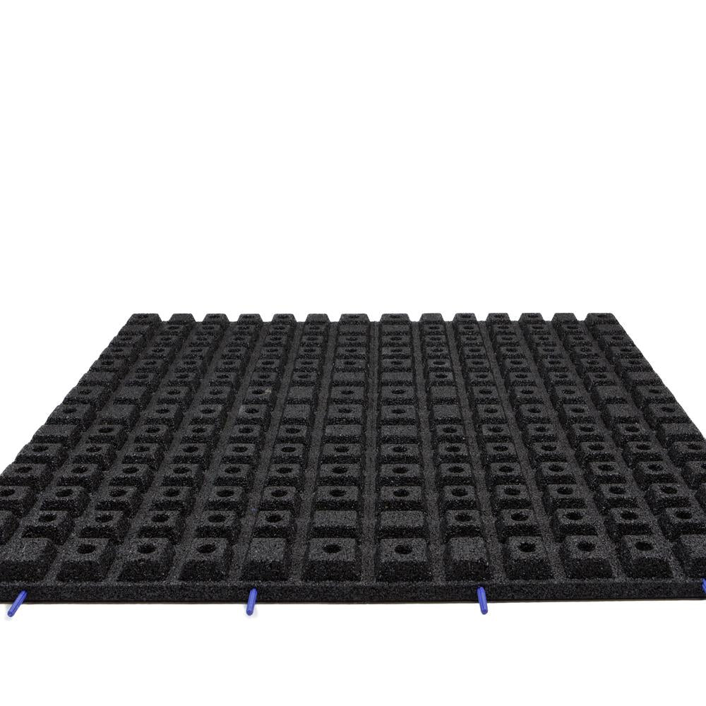 43mm Outdoor Rubber Gym Tiles – 1m x 1m-Sprung Gym Flooring