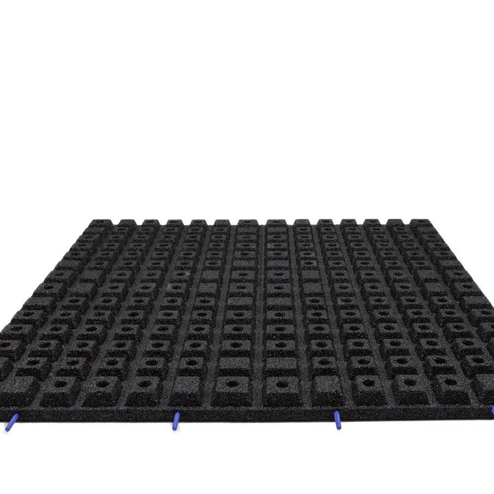 43mm Outdoor Rubber Gym Tiles – 1m x 1m-Sprung Gym Flooring