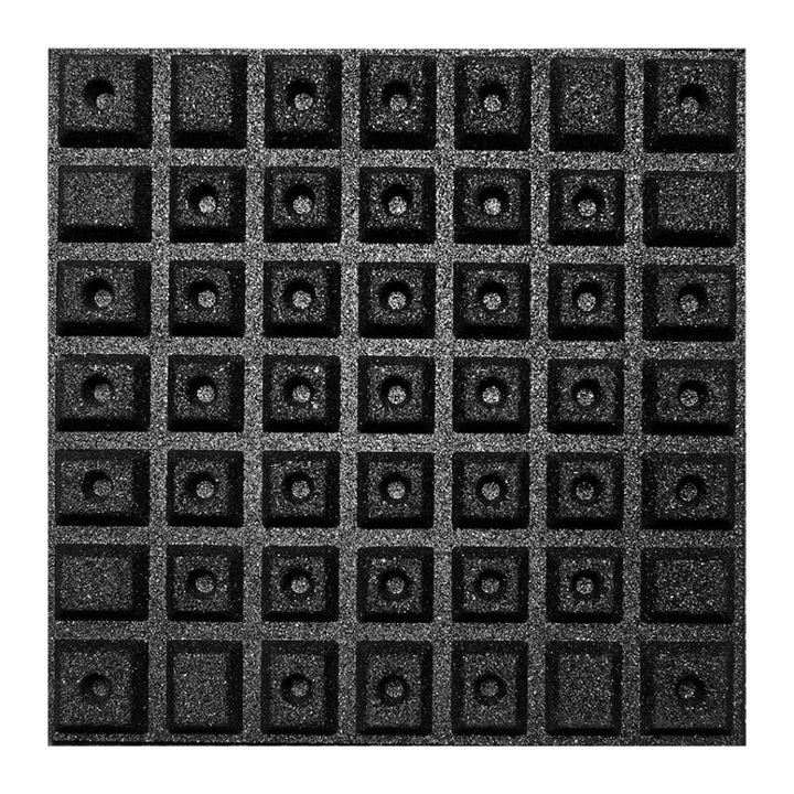43mm PRO Anti-Shock Rubber Gym Flooring Tile-Sprung Gym Flooring