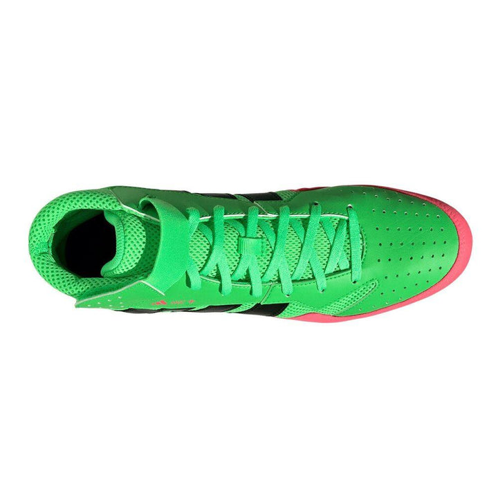 Adidas Kids Havoc Plus Boxing Wrestling Boot - Screaming Green-Adidas