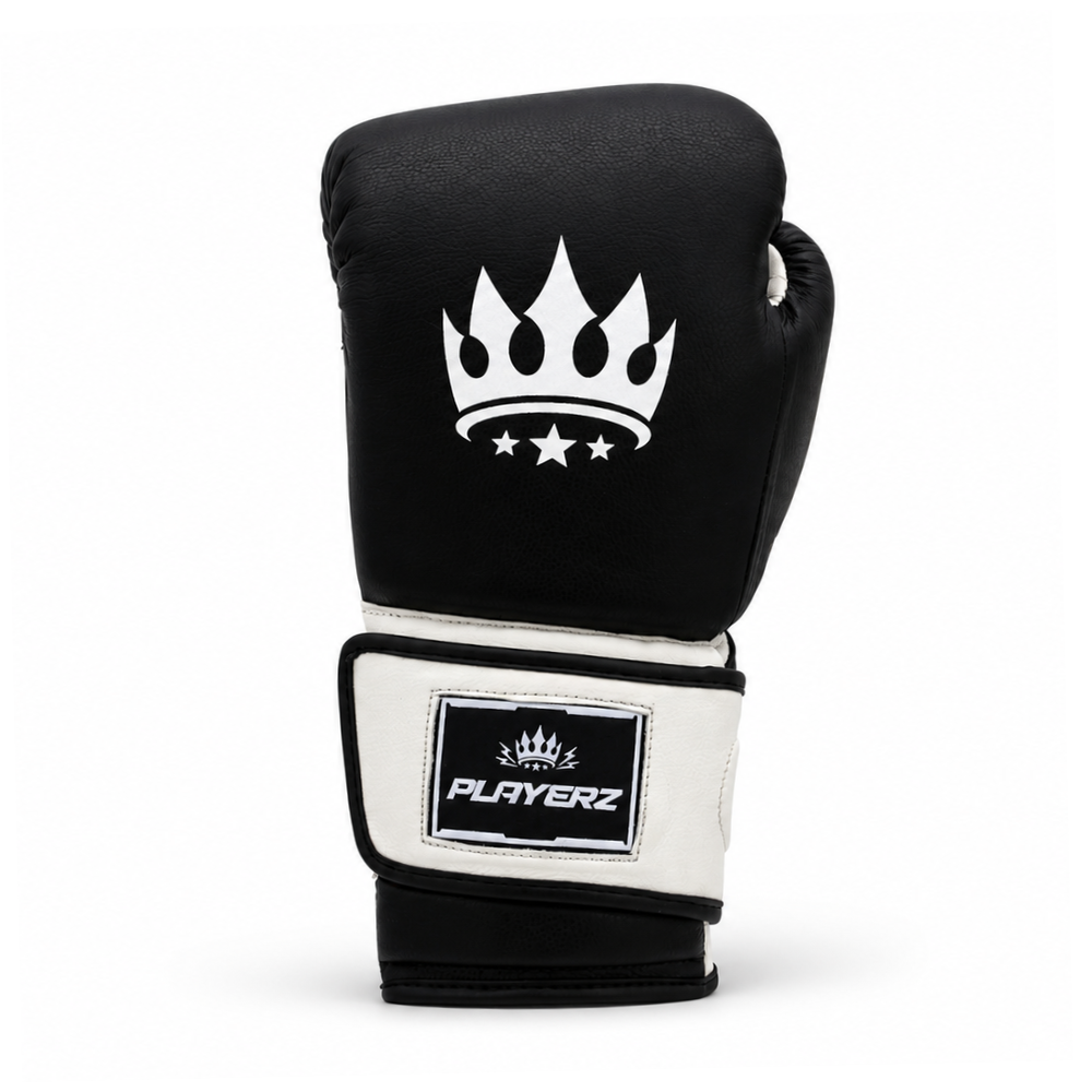 Playerz ProTech Boxing Gloves Velcro - Black