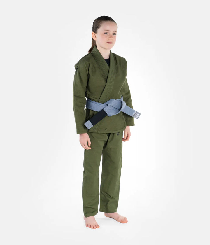 Progress Kids Academy Gi - Forest-Green-Progress BJJ
