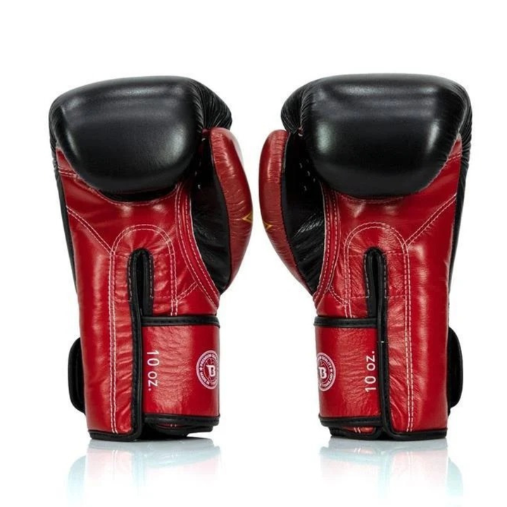 Fairtex X Booster Muay Thai Boxing Gloves - Black/Red