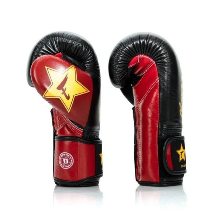 Fairtex X Booster Muay Thai Boxing Gloves - Black/Red