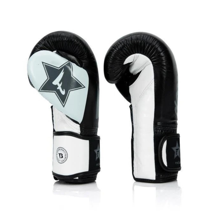 Gants de boxe thaïlandaise Fairtex X Booster - Noir/Blanc