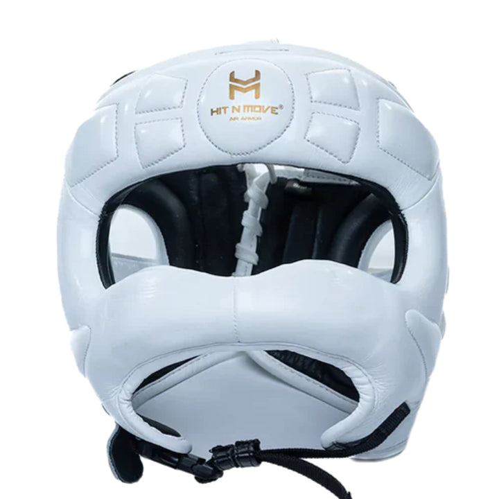 Hit N Move Nose Bar Head Guard - White