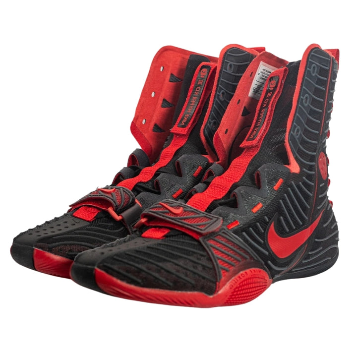 Nike Hyper KO 3 Boxing Boots - Black/Red- Free Socks