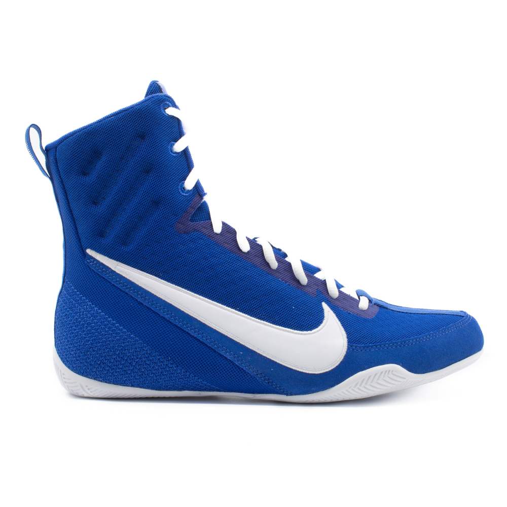 Chaussures de boxe Nike Machomai 3 - Bleu/Blanc - Chaussettes offertes