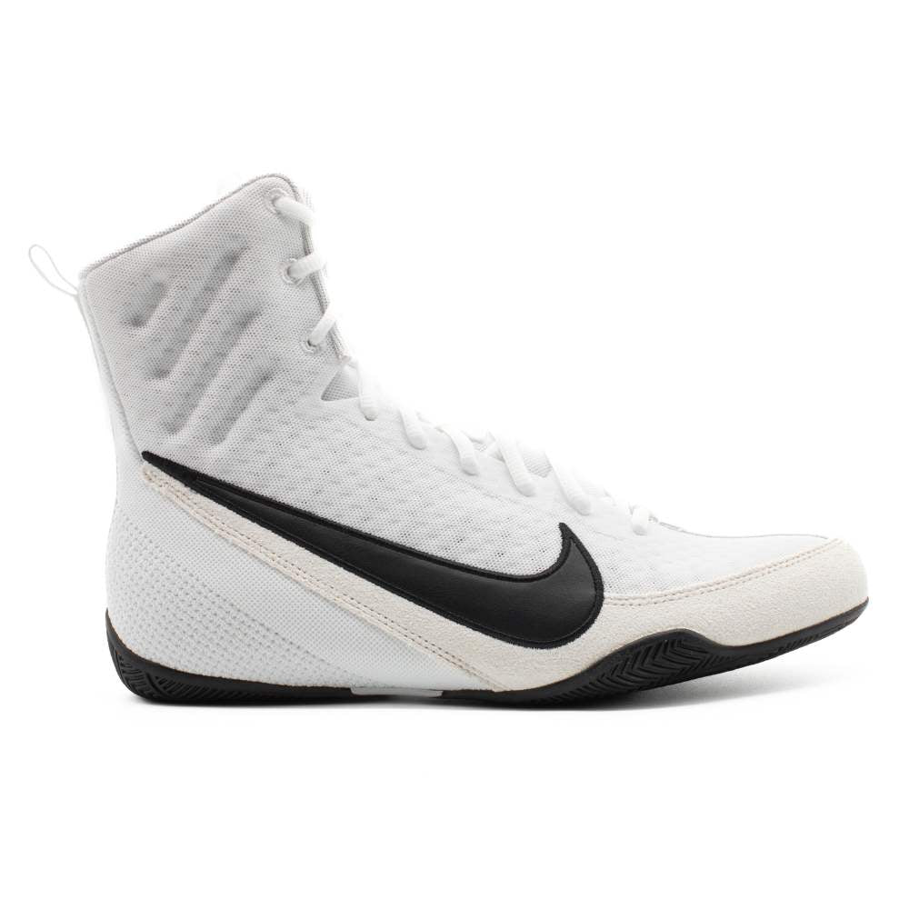 Chaussures de boxe Nike Machomai 3 - Blanc/Noir - Chaussettes offertes