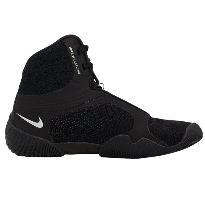 Nike Tawa Wrestling Boots - Black/Silver-Nike