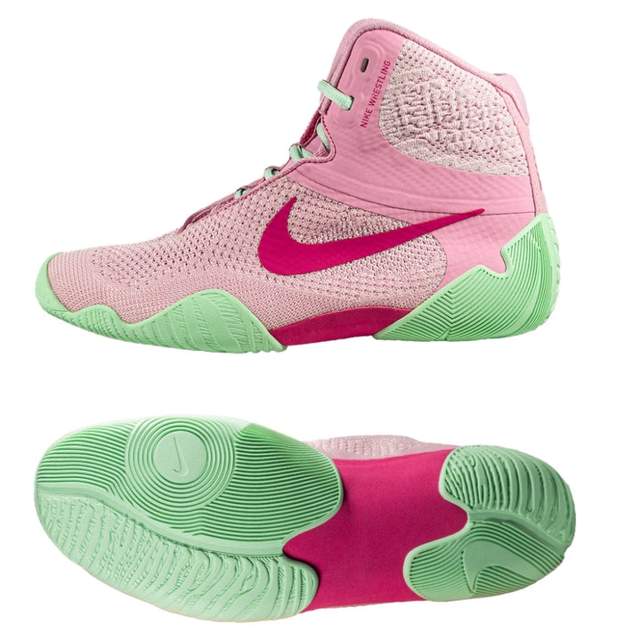 Nike Tawa Wrestling Boots - Pink/Arctic Green
