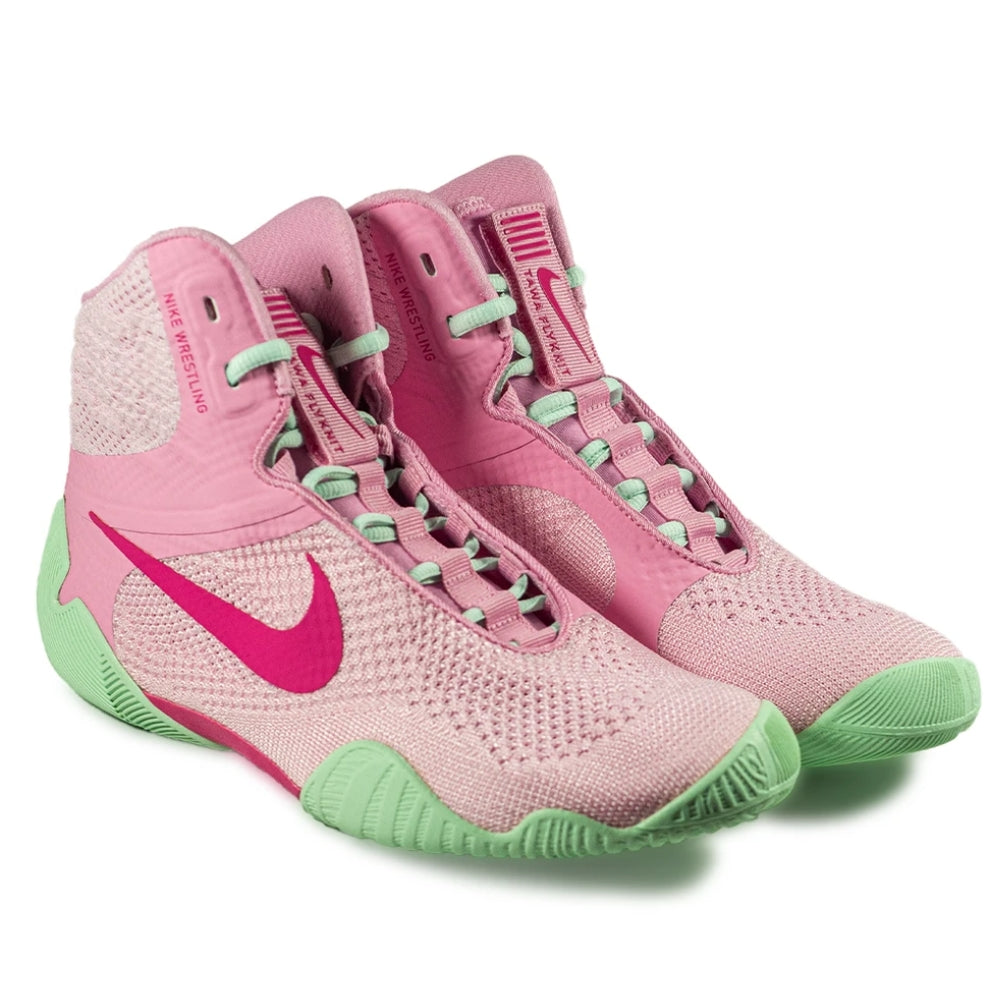 Nike Tawa Wrestling Boots - Pink/Arctic Green
