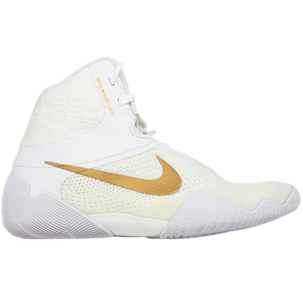 Nike Tawa Wrestling Boots - White/Gold-Nike