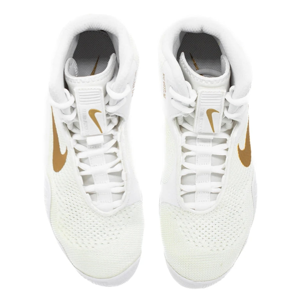 Nike Tawa Wrestling Boots - White/Gold-Nike
