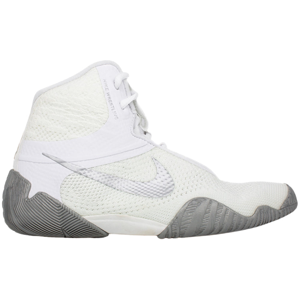 Nike Tawa Wrestling Boots - White/Silver-Nike