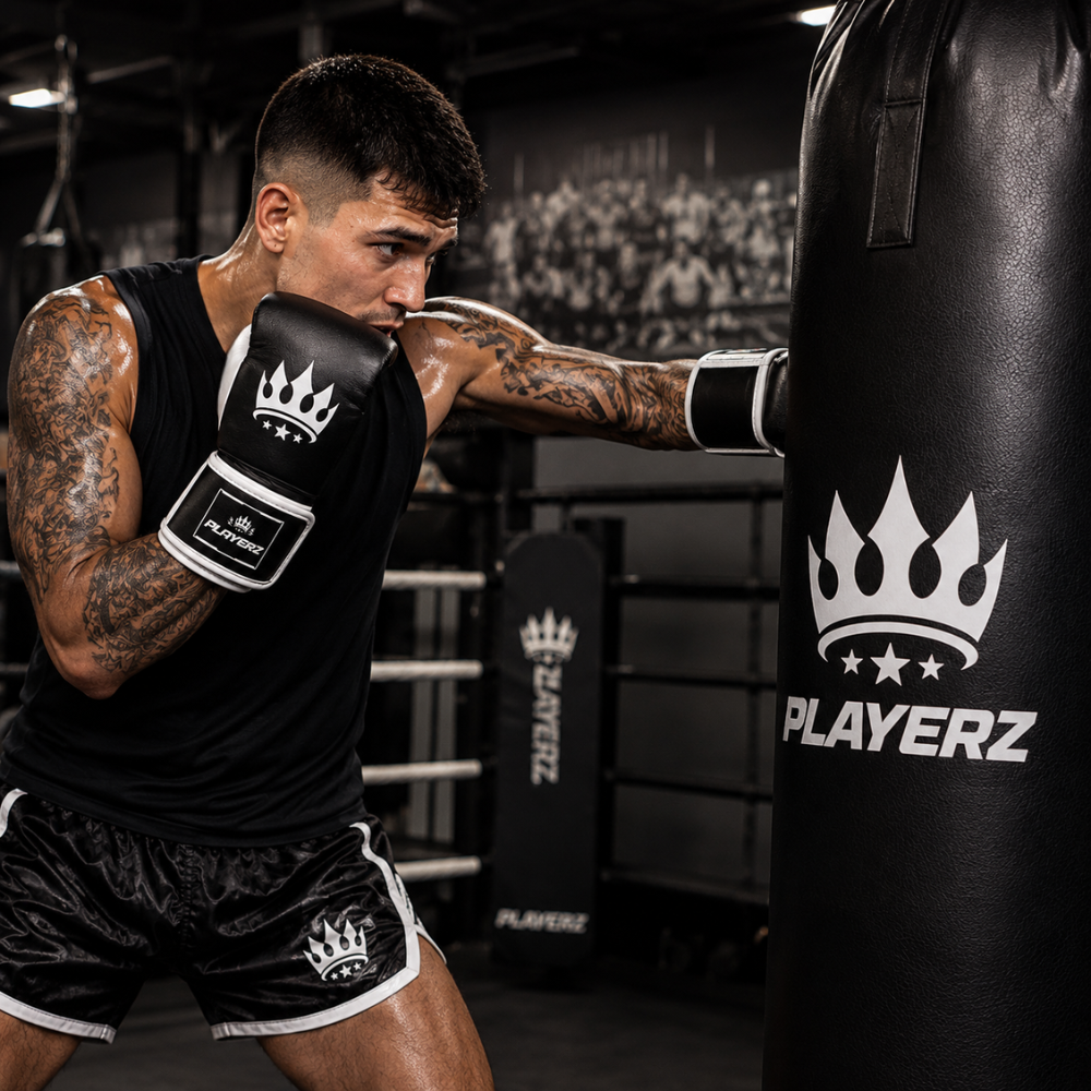 Playerz SparTech Bag Gloves - Black