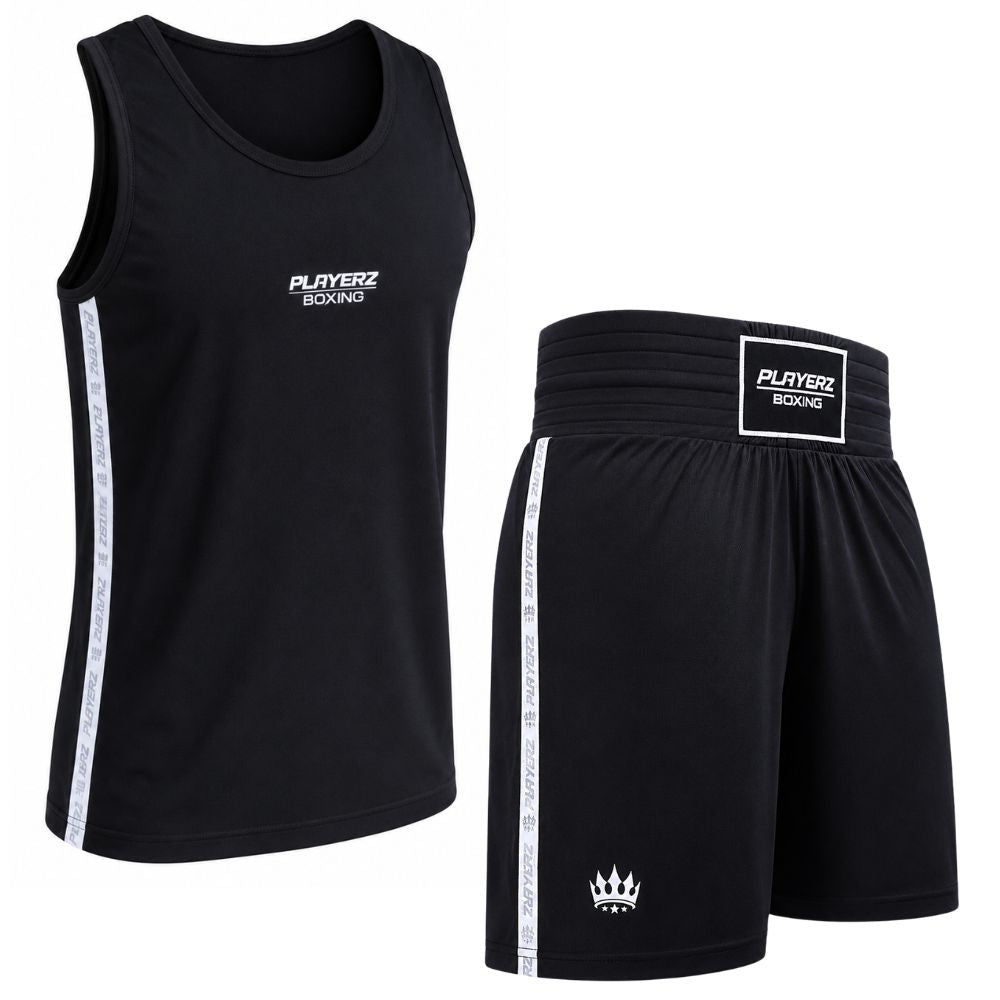 Playerz Stealth Boxing Set - Black-Playerz Boxing