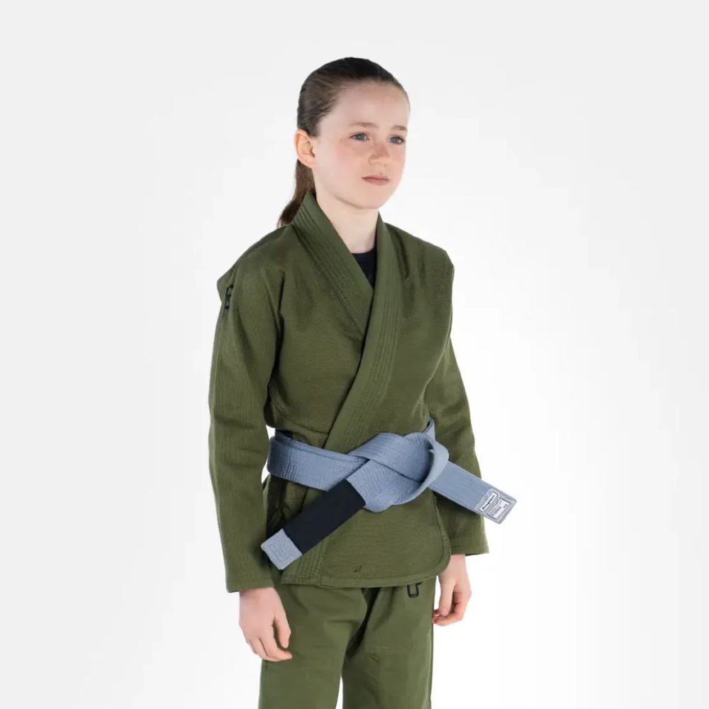 Progress Kids Academy Gi - Forest Green