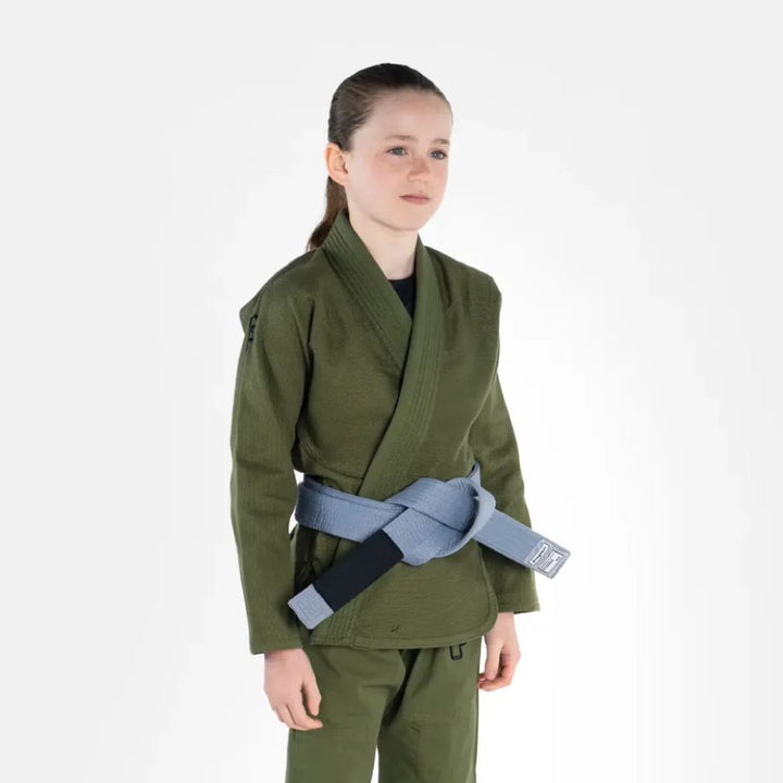 Progress Kids Academy Gi - Forest Green