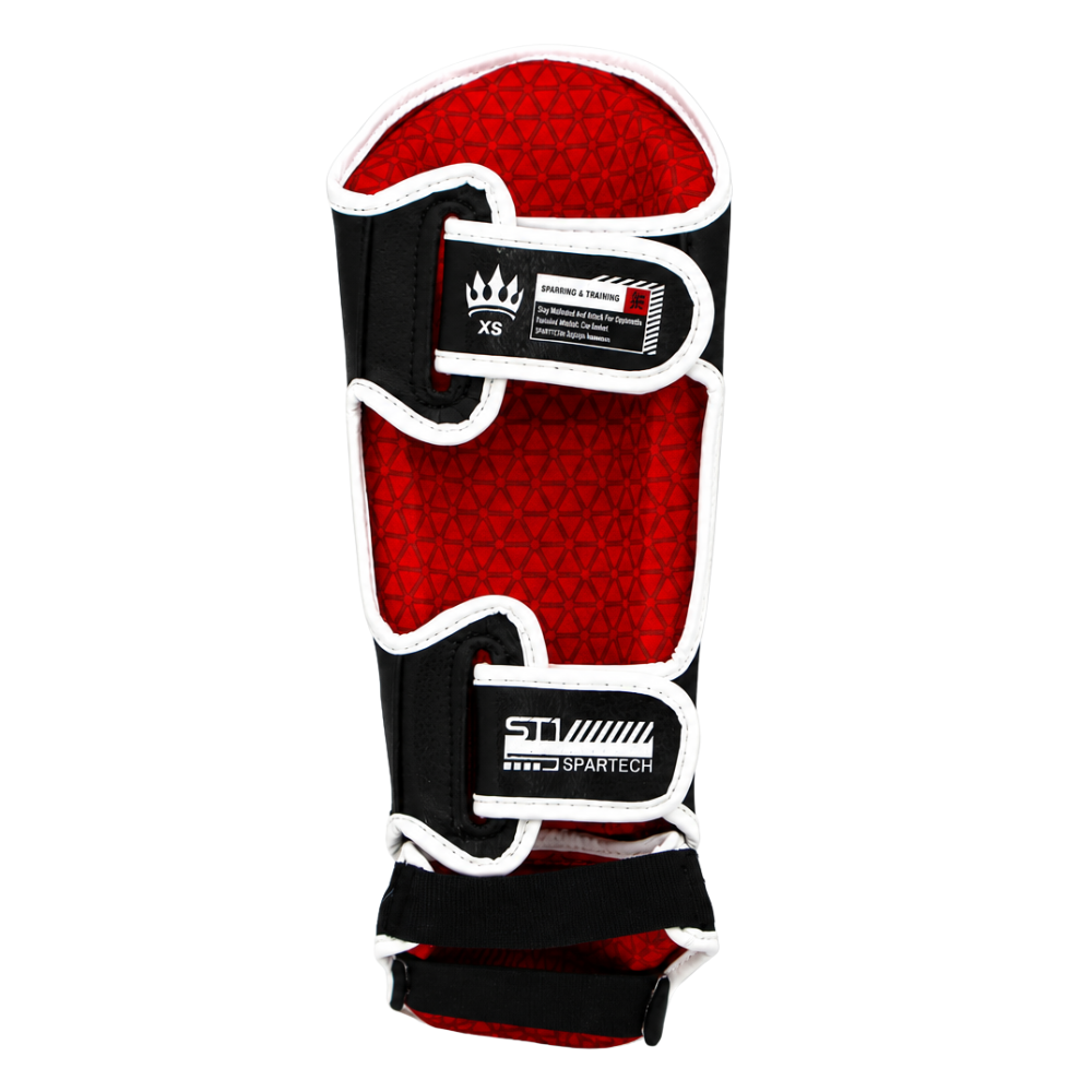 Playerz Kids SparTech Shin Guard - Black