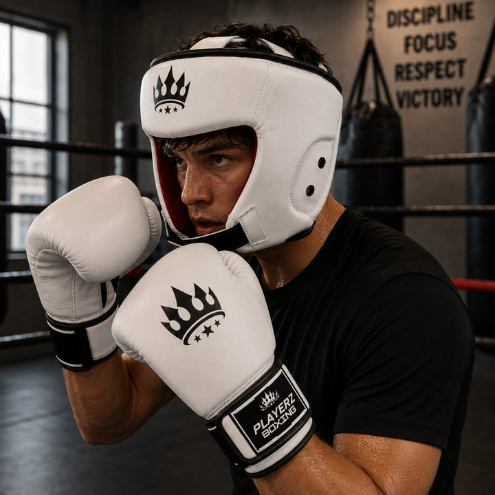 Ensemble de boxe Playerz SparTech - Blanc