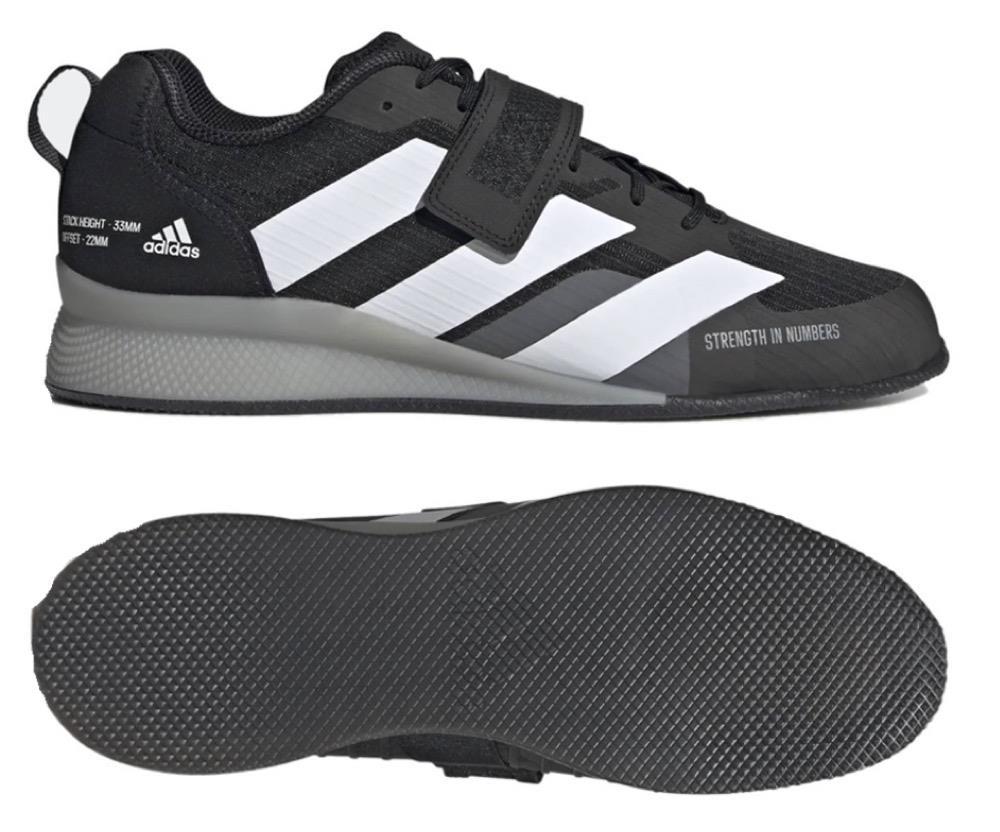 Adidas Adipower 3 Weightlifting Boots - Black/Grey