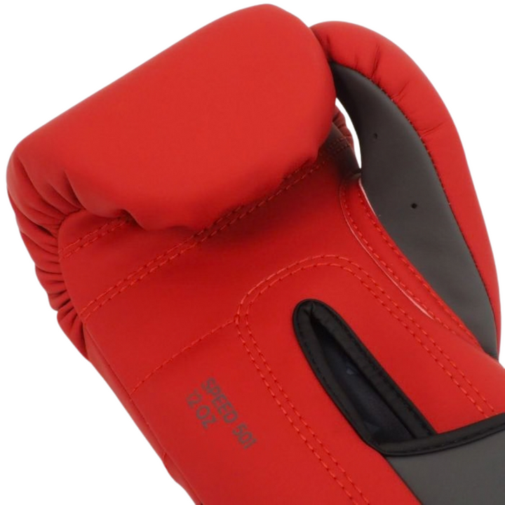 Adidas Adispeed Boxing Gloves - Red/Silver-Adidas