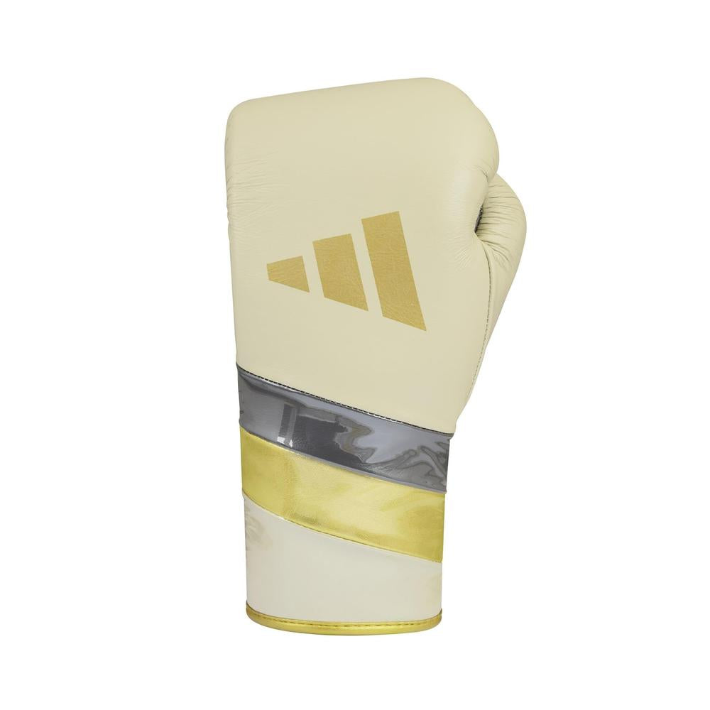 Adidas Adispeed Lace Boxing Gloves - Alumina/Gold-Adidas
