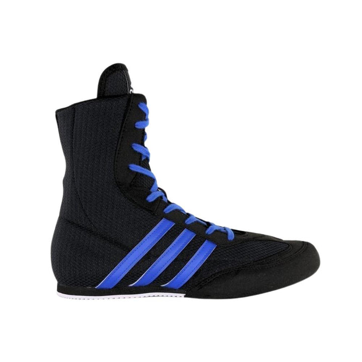 Adidas Box Hog 2 Boxing Boots - Black/Blue-Adidas