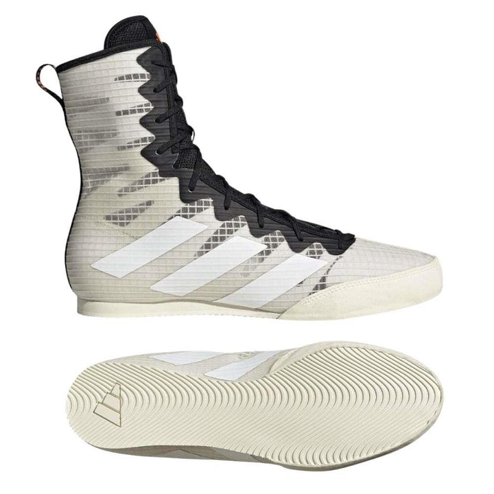 Adidas Box Hog 4 Boxing Boots - Grey-Adidas