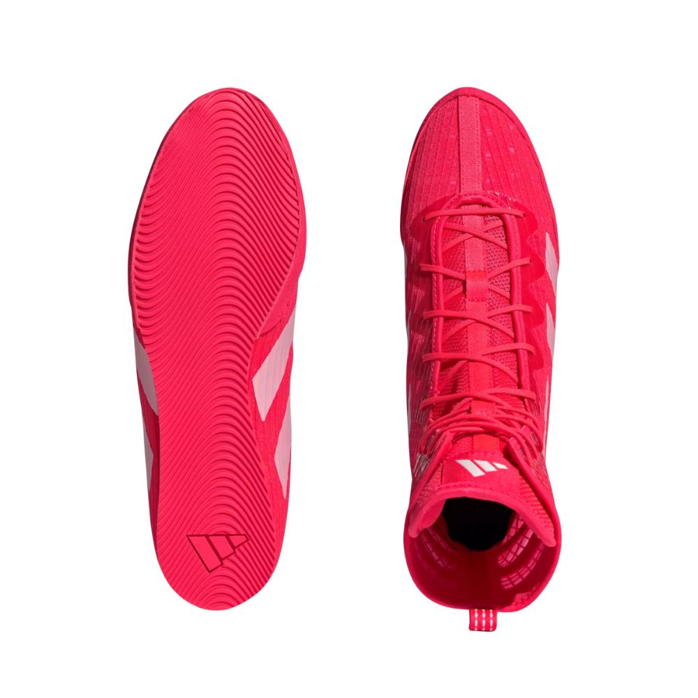 Adidas Box Hog 4 Boxing Boots - Scarlet Red-Adidas