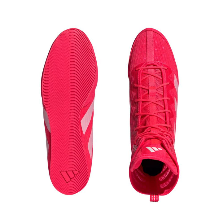 Adidas Box Hog 4 Boxing Boots - Scarlet Red-Adidas