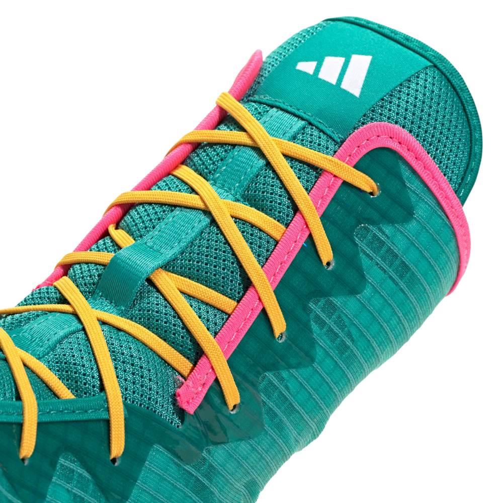 SSL Adidas Box Hog 4 Boxing Boots - Teal/White/Pink-Adidas