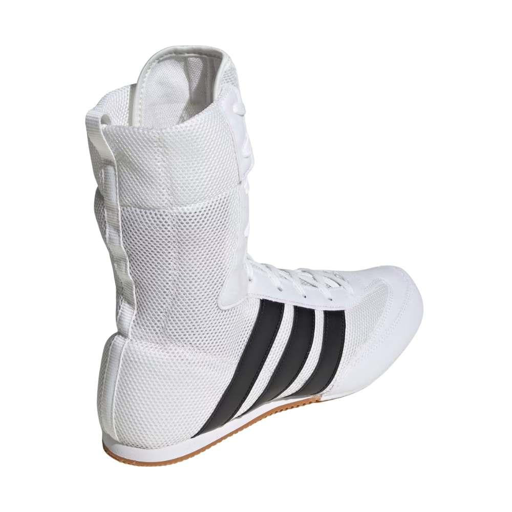 Adidas Box Hog Classic Boxing Boots - White-Adidas
