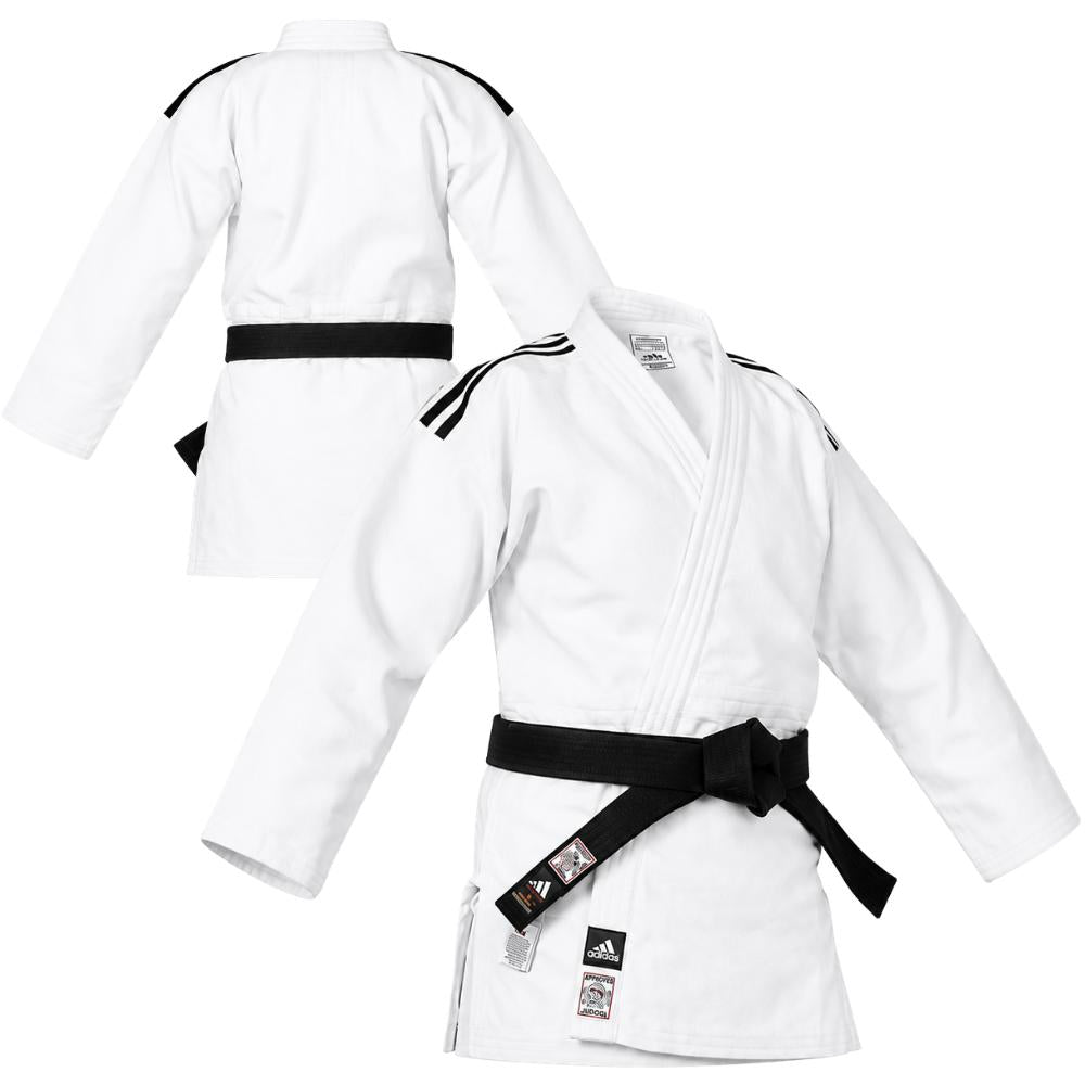 Adidas Champion 3 IJF Approved Judo Jacket - White-Adidas