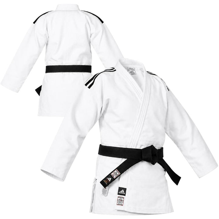 Adidas Champion 3 IJF Approved Judo Jacket - White-Adidas
