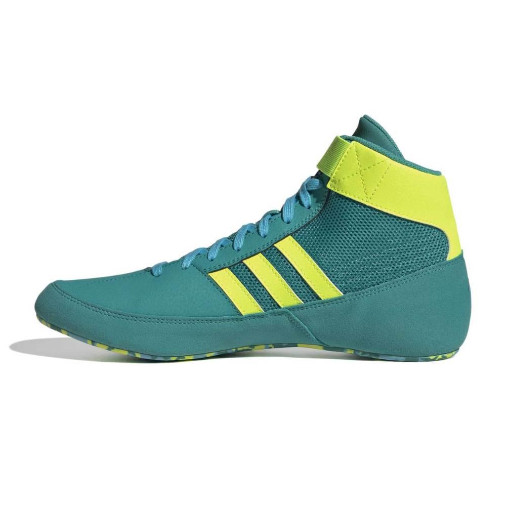 Adidas Adult Havoc Wrestling Boots - Green-Adidas