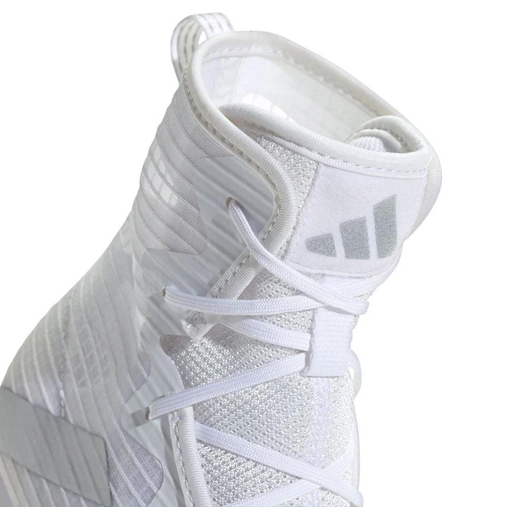 Adidas Kids Box Hog 4 Boxing Boots - White-Adidas