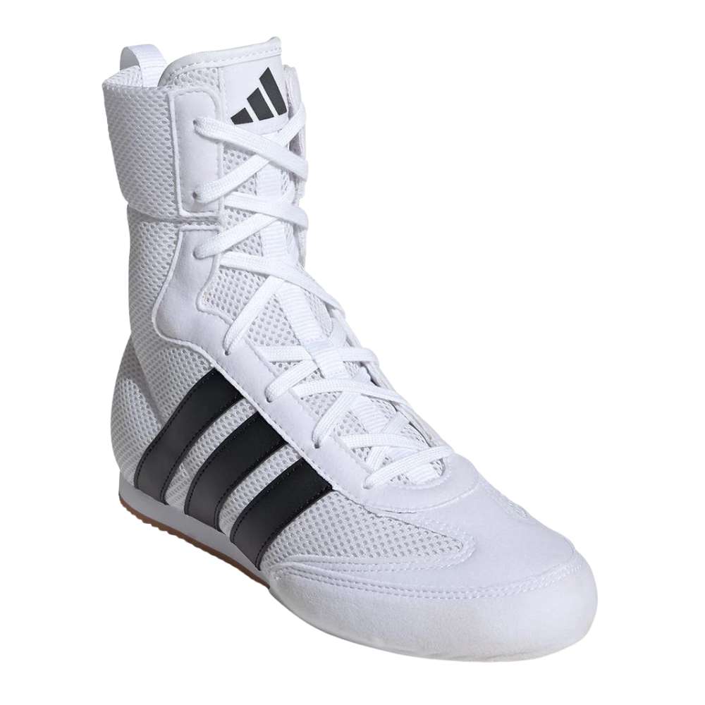 Adidas Kids Box Hog Classic Boxing Boots - White-Adidas