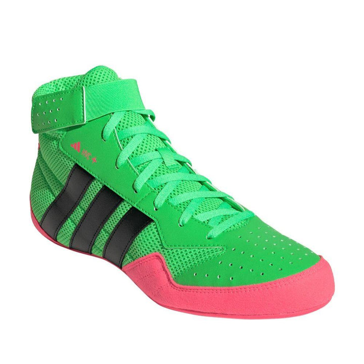 Adidas Kids Havoc Plus Boxing Wrestling Boot - Screaming Green-Adidas