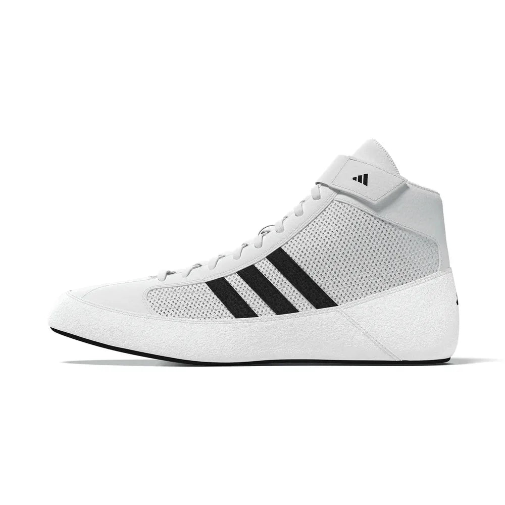 SSL Adidas Kids Havoc Wrestling Boots - White/Black-Adidas