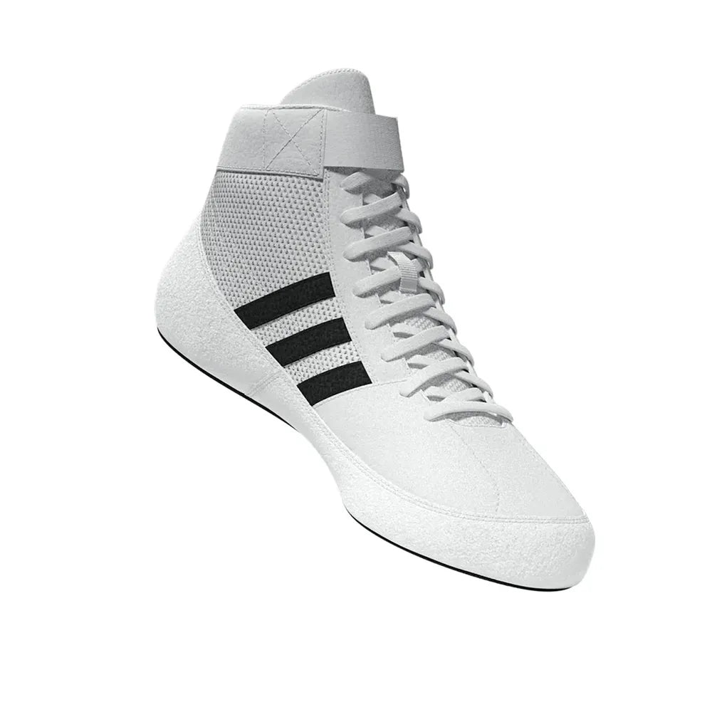SSL Adidas Kids Havoc Wrestling Boots - White/Black-Adidas
