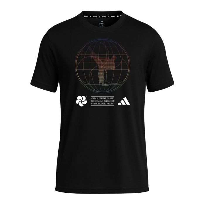 Adidas Motif Karate WKF T-Shirt - Black-Adidas