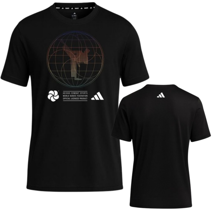 Adidas Motif Karate WKF T-Shirt - Black-Adidas