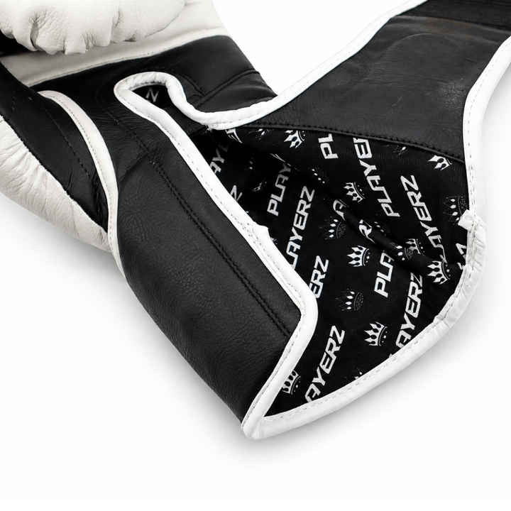 Playerz ProTech Boxing Gloves Velcro - White